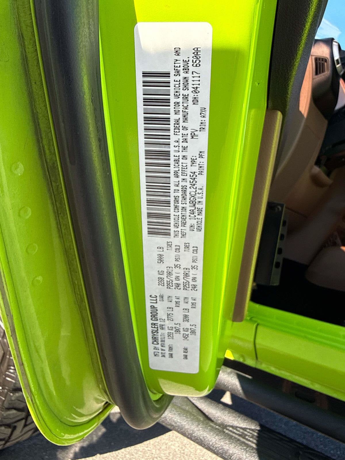 2012 Jeep Wrangler Sahara