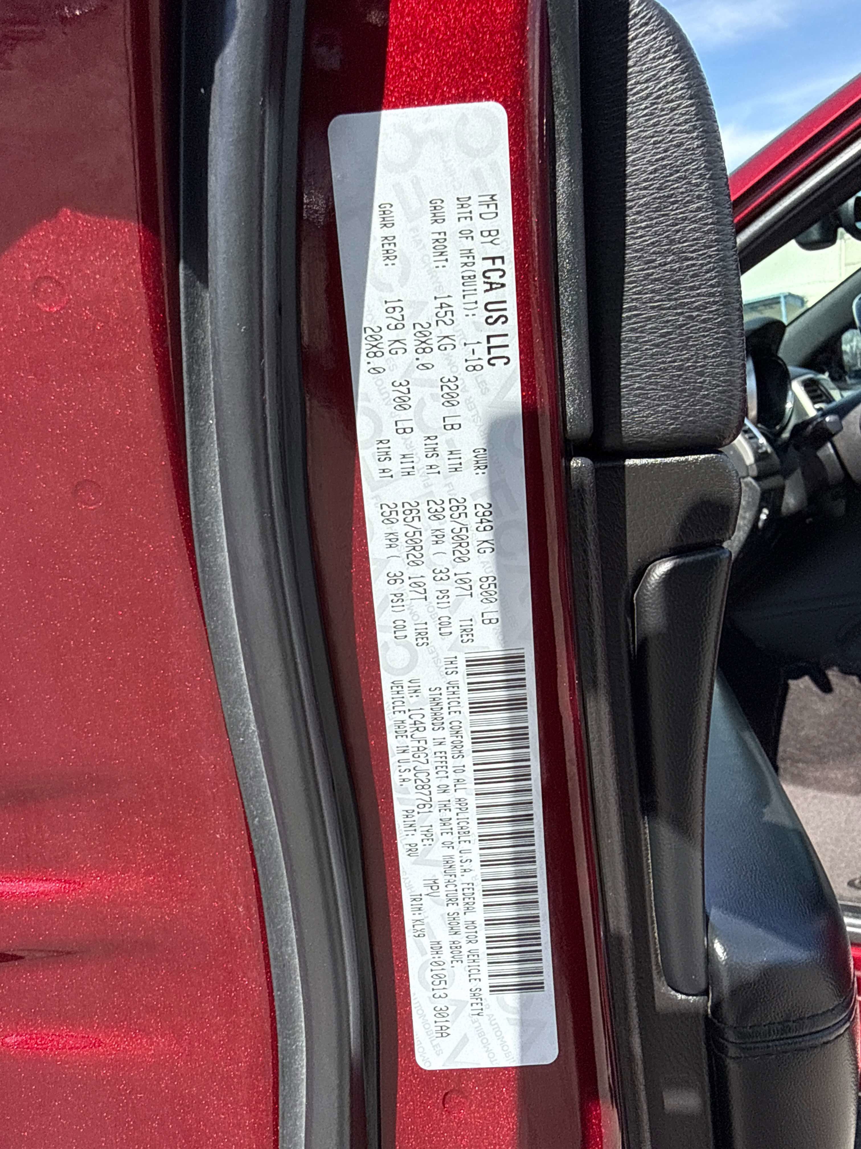 2018 Jeep Grand Cherokee Altitude