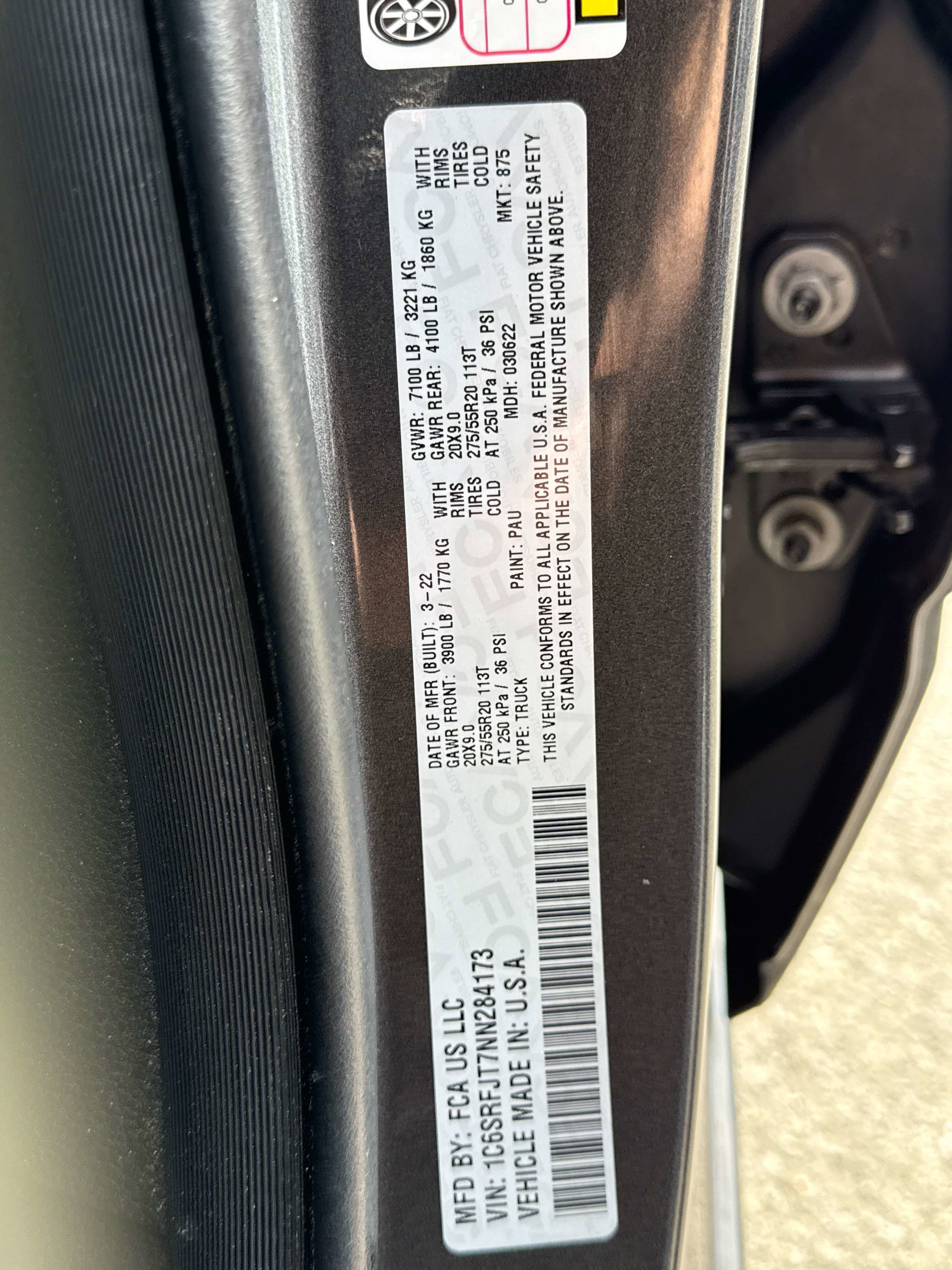 2022 RAM 1500 Laramie