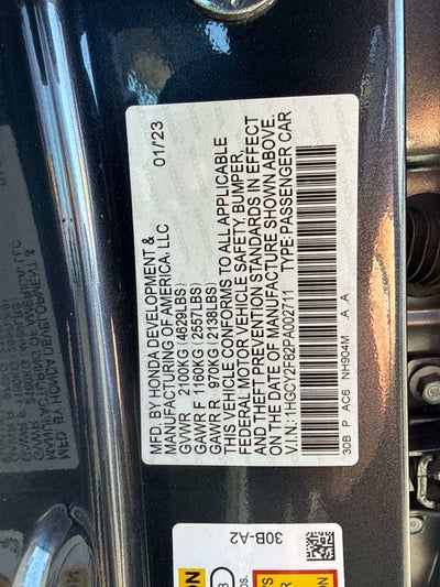 2023 Honda Accord Touring