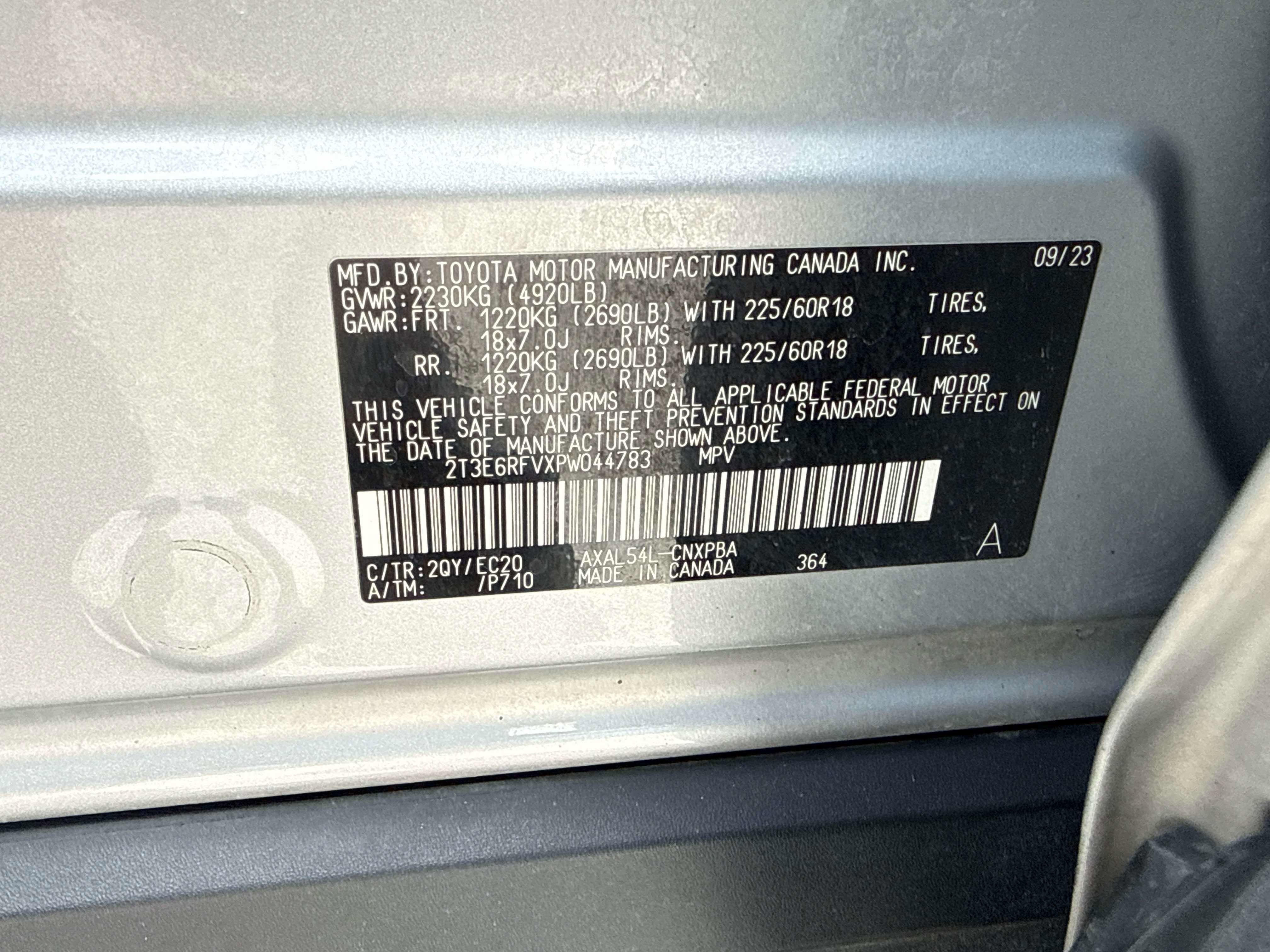 2023 Toyota RAV4 HYBRID Hybrid XSE