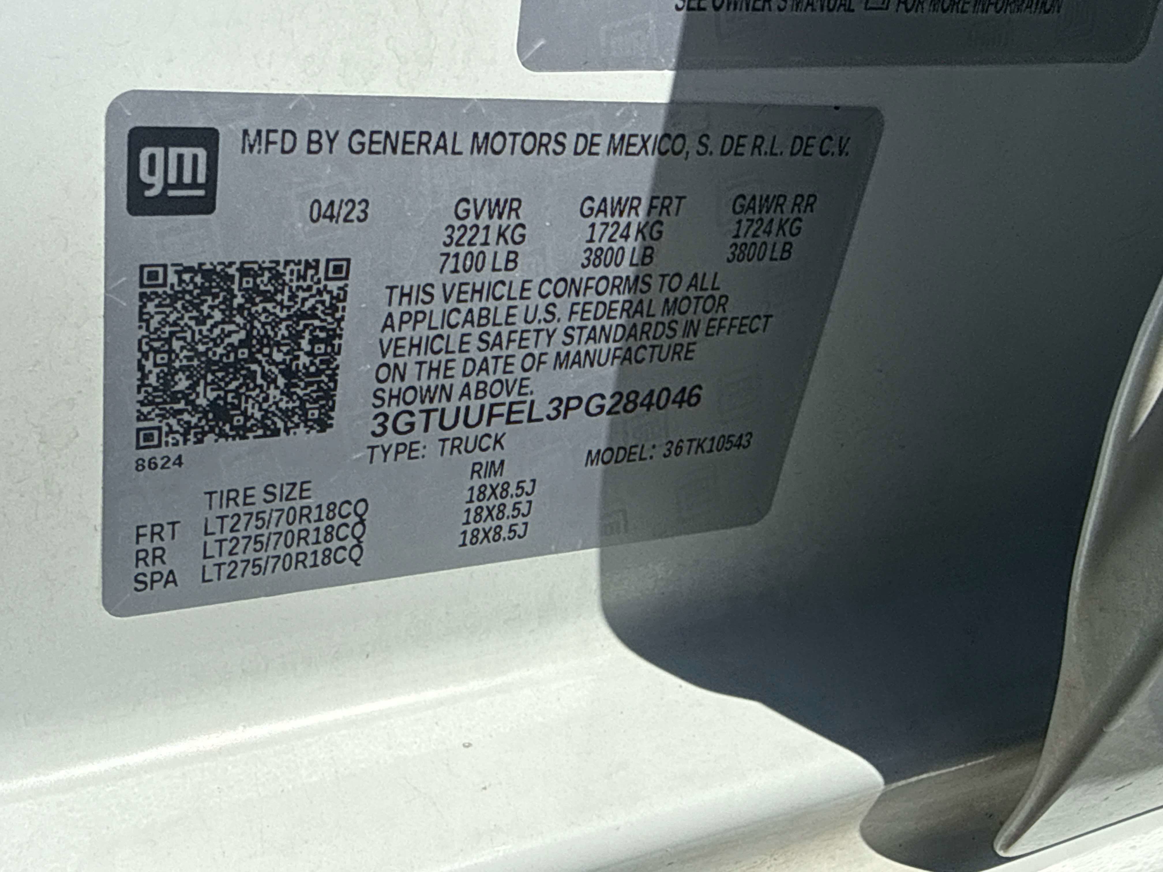 2023 GMC Sierra AT4X