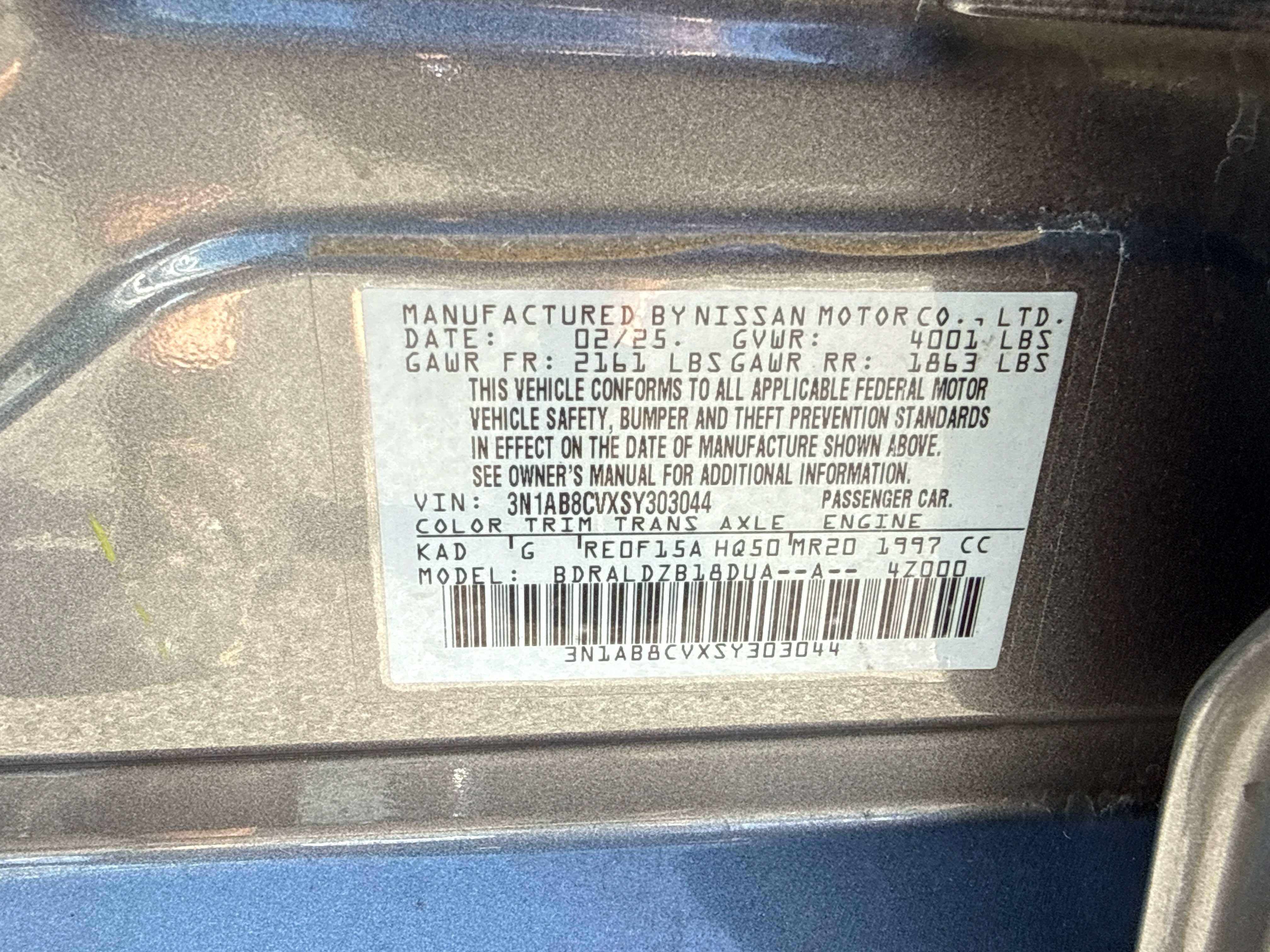 2025 Nissan Sentra SV