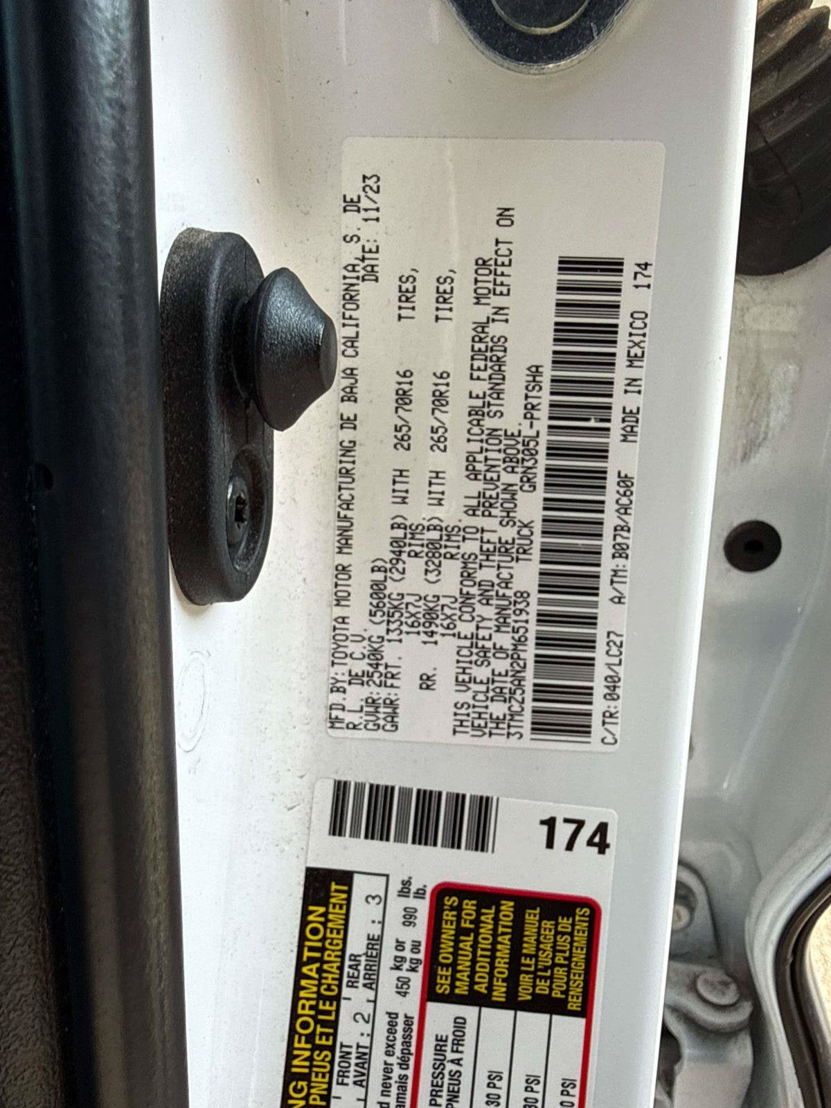 2023 Toyota Tacoma TRD Off Road