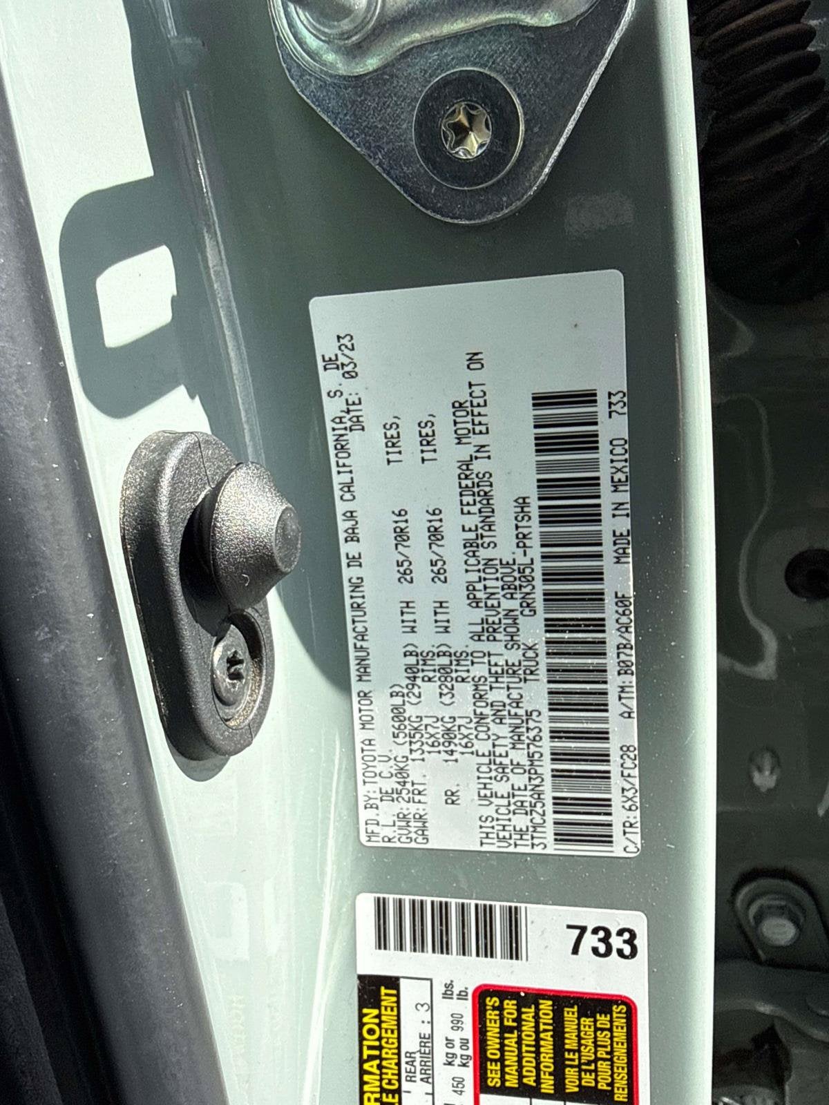 2023 Toyota Tacoma Trail Edition