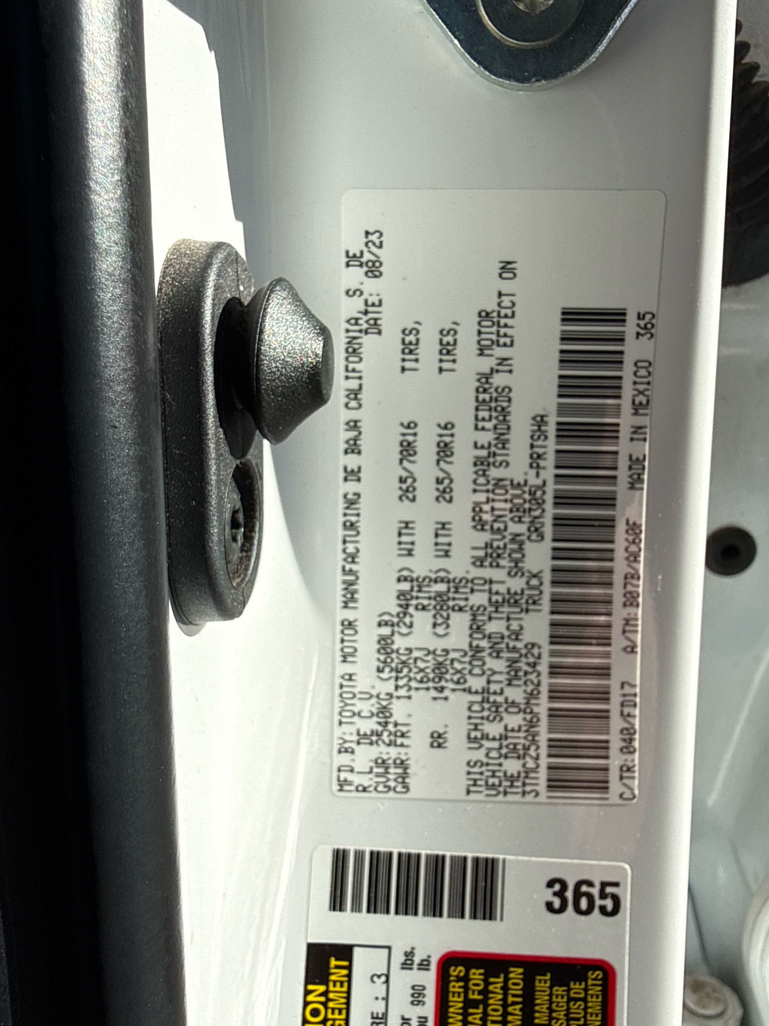 2023 Toyota Tacoma TRD Off Road