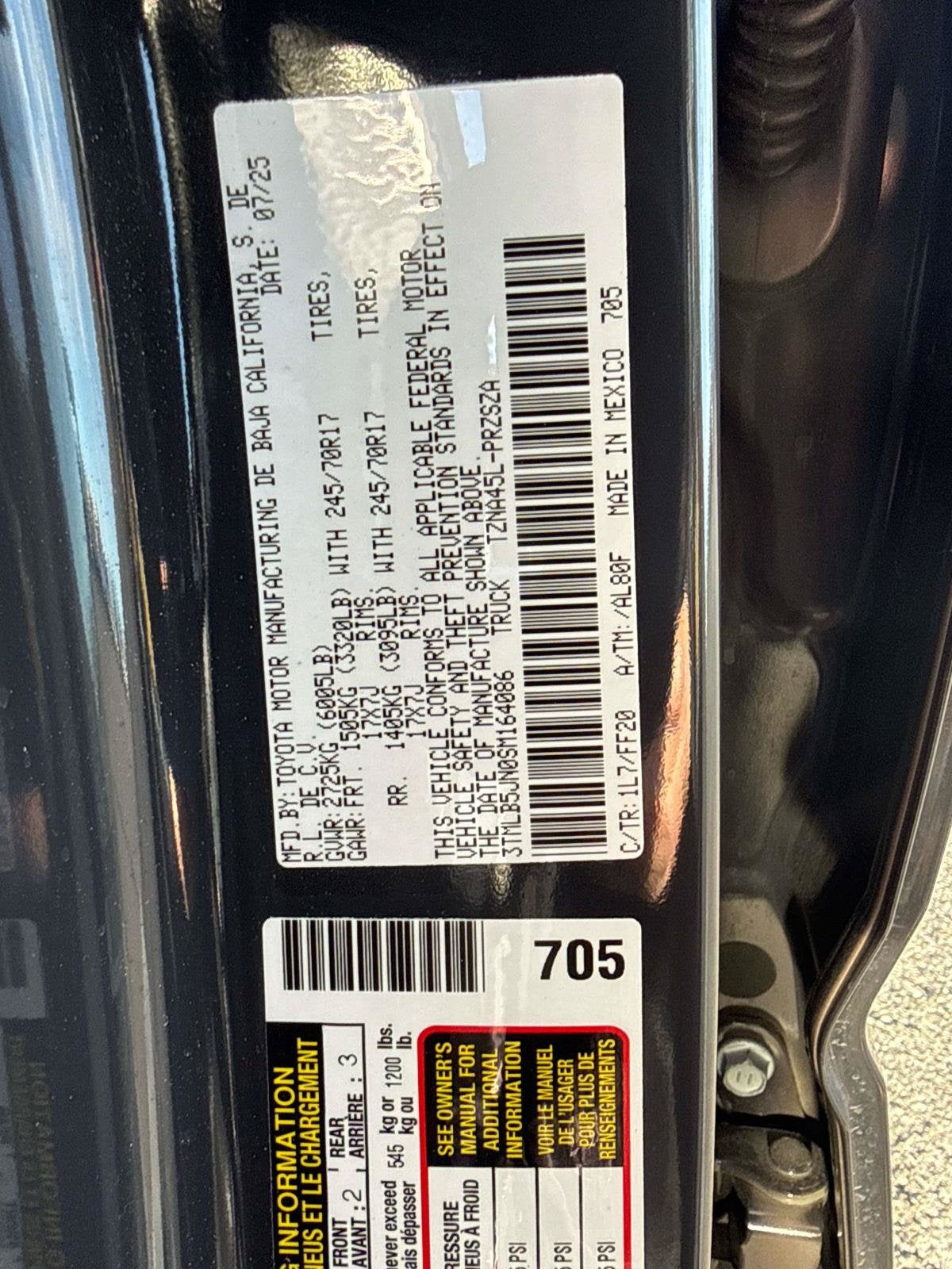 2025 Toyota Tacoma SR5