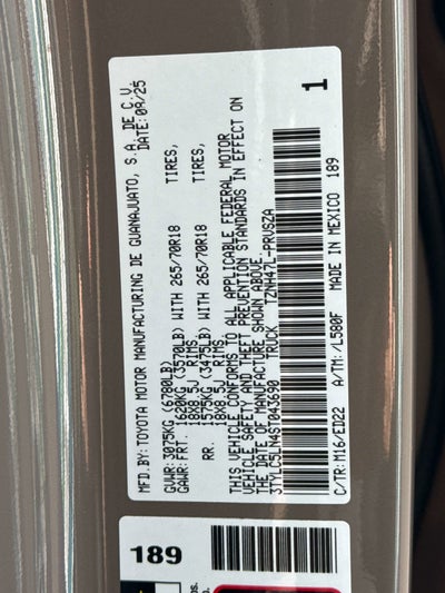 2025 Toyota Tacoma i-FORCE MAX TRD Pro Hybrid