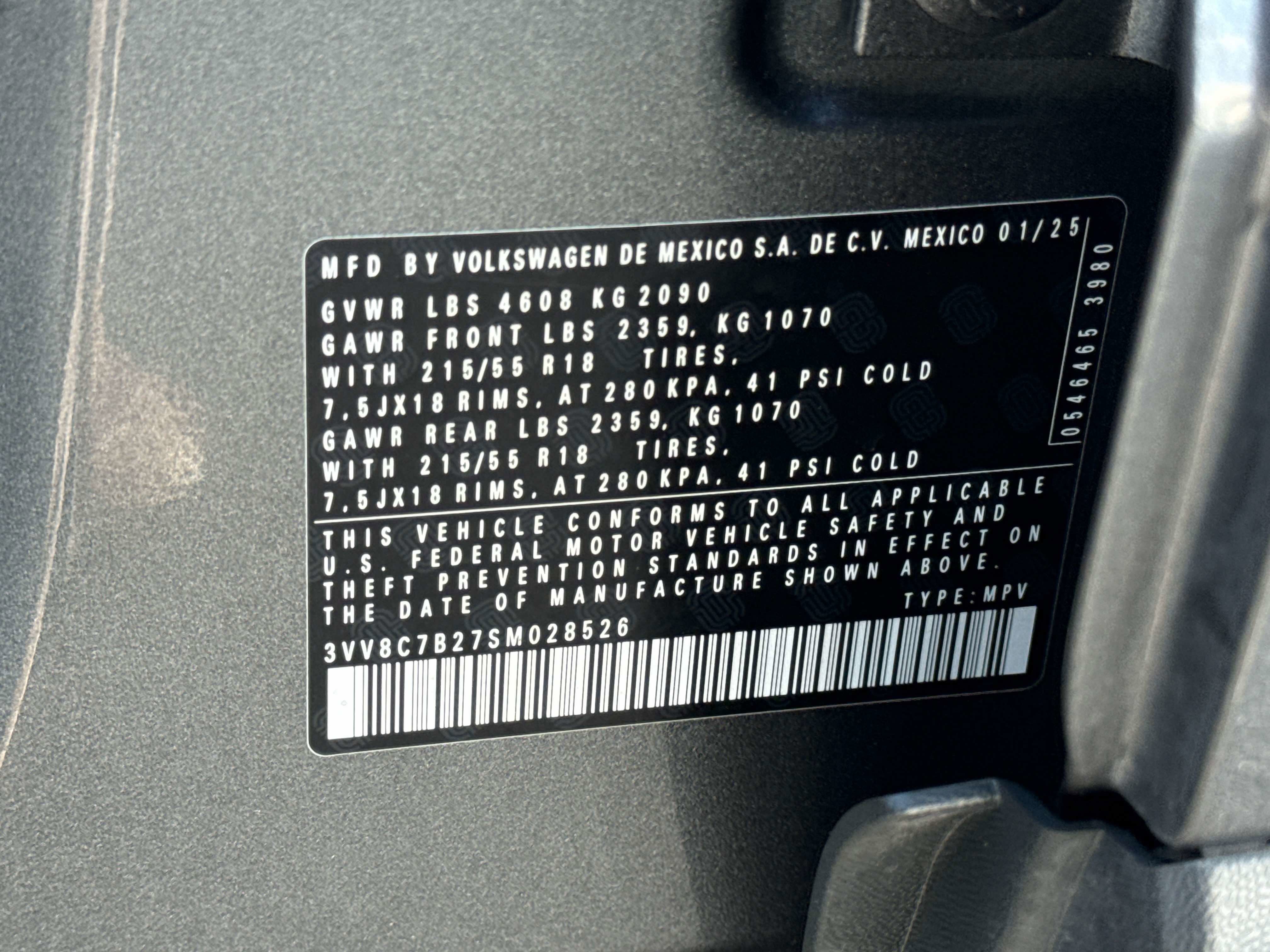 2025 Volkswagen Taos S