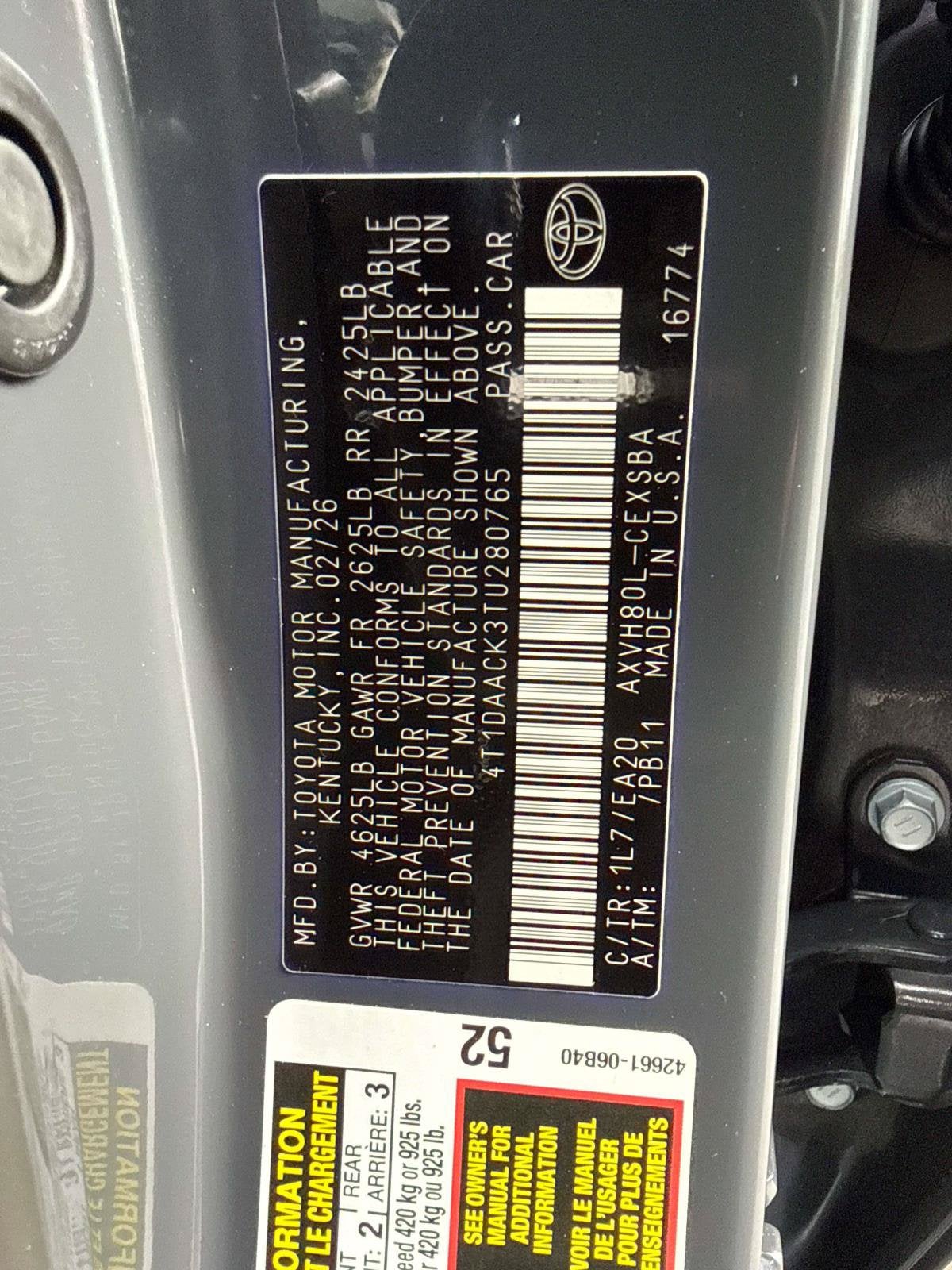 2026 Toyota Camry SE