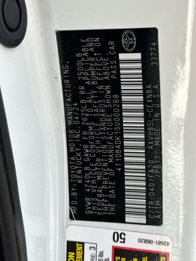 2025 Toyota Camry LE