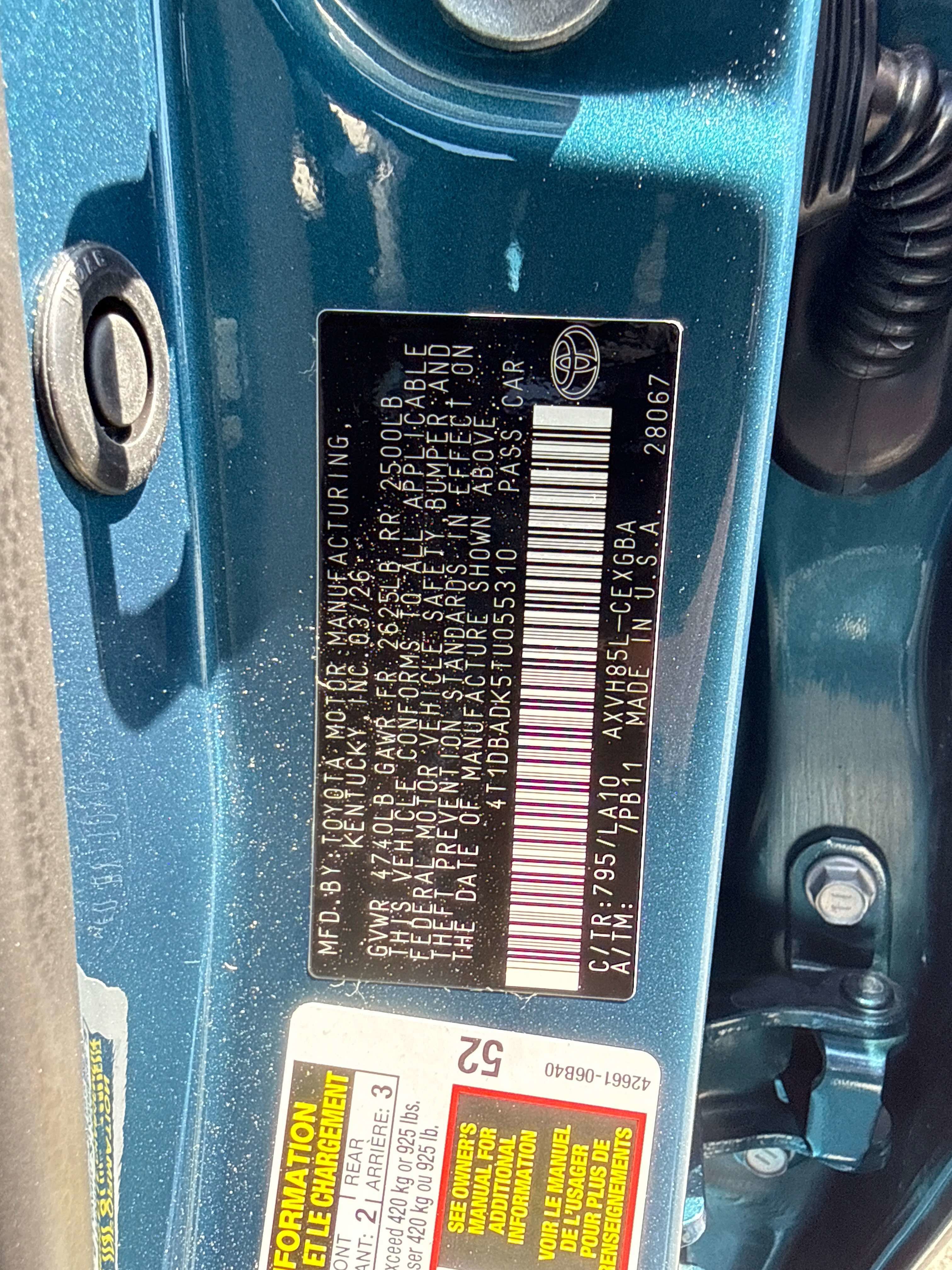 2026 Toyota CAMRY XLE