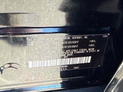2025 Toyota RAV4 HYBRID Hybrid LE