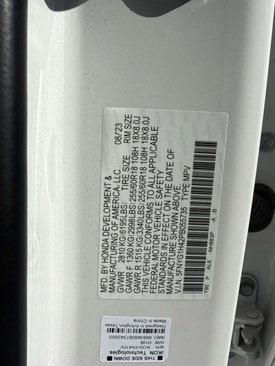 2023 Honda Pilot EX-L 8 Passenger