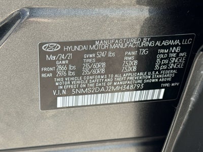 2021 Hyundai Santa Fe SEL