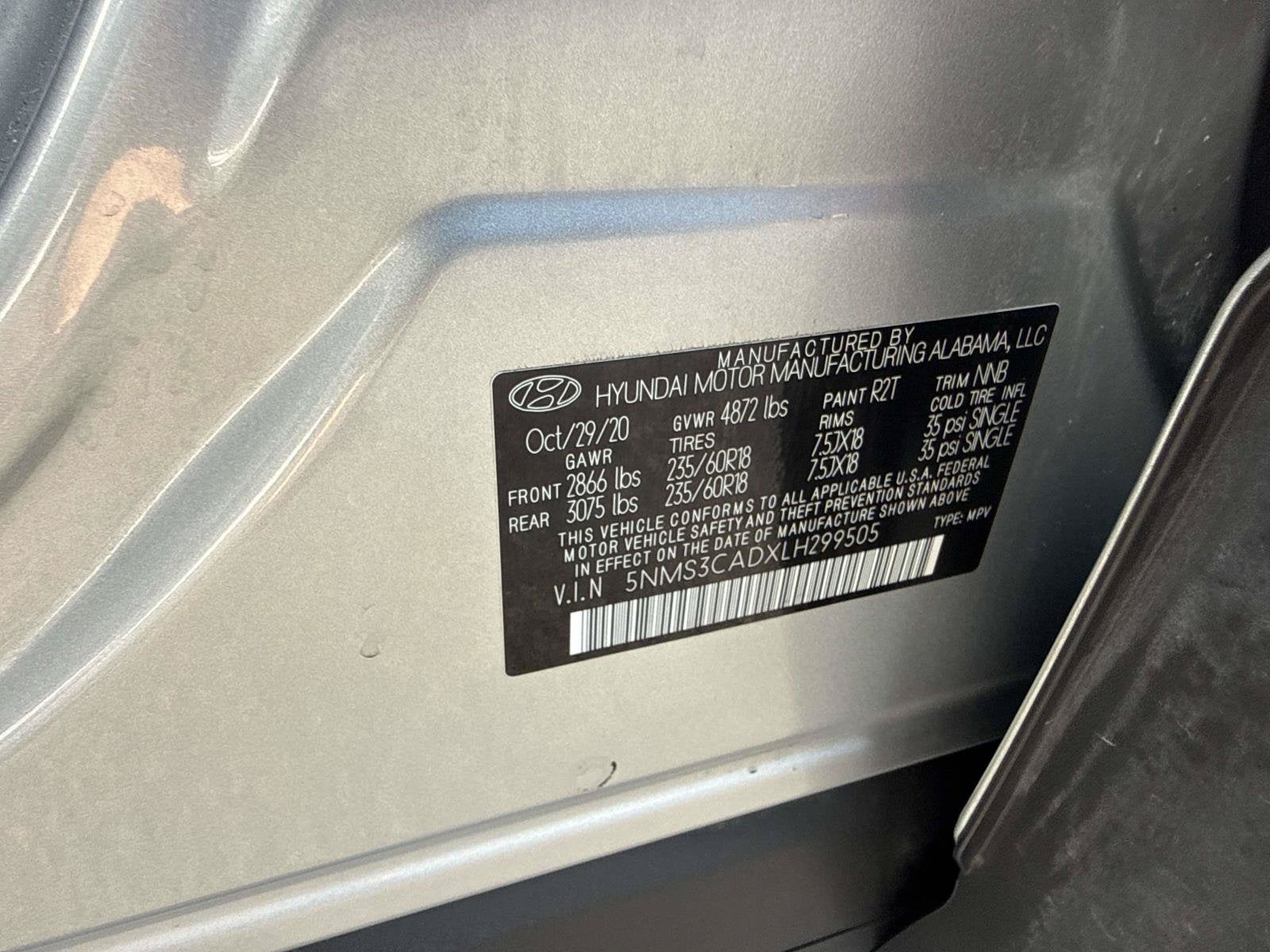 2020 Hyundai Santa Fe SEL