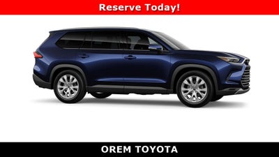 2026 Toyota Grand Highlander Hybrid Hybrid Limited