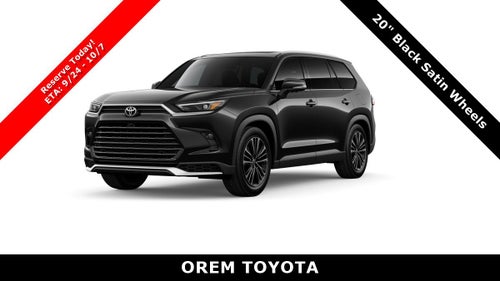 2026 Toyota Grand Highlander Hybrid Hybrid MAX Platinum