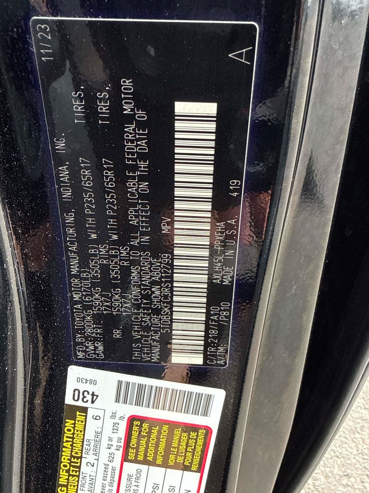 2024 Toyota Sienna LE
