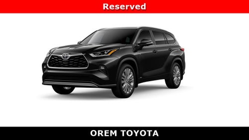 2026 Toyota Highlander Hybrid Hybrid Platinum