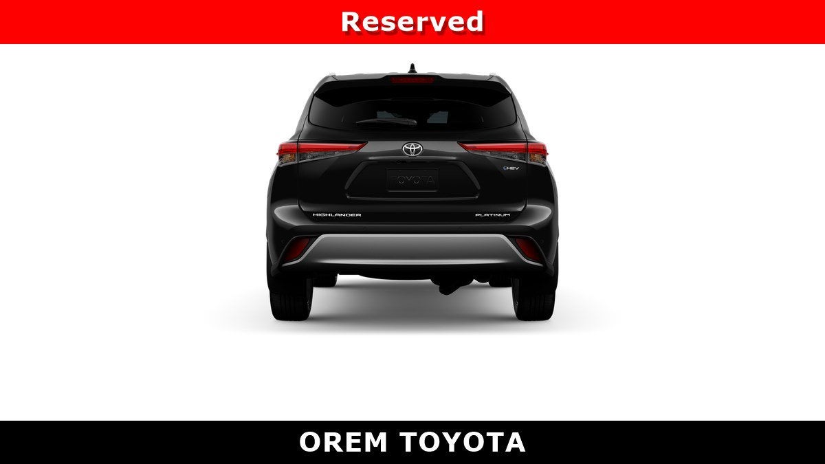 2026 Toyota Highlander Hybrid Hybrid Platinum