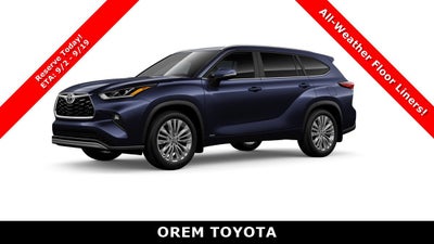 2026 Toyota Highlander Hybrid Hybrid Platinum