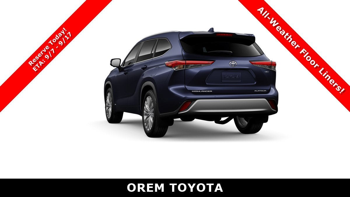 2026 Toyota Highlander Hybrid Hybrid Platinum