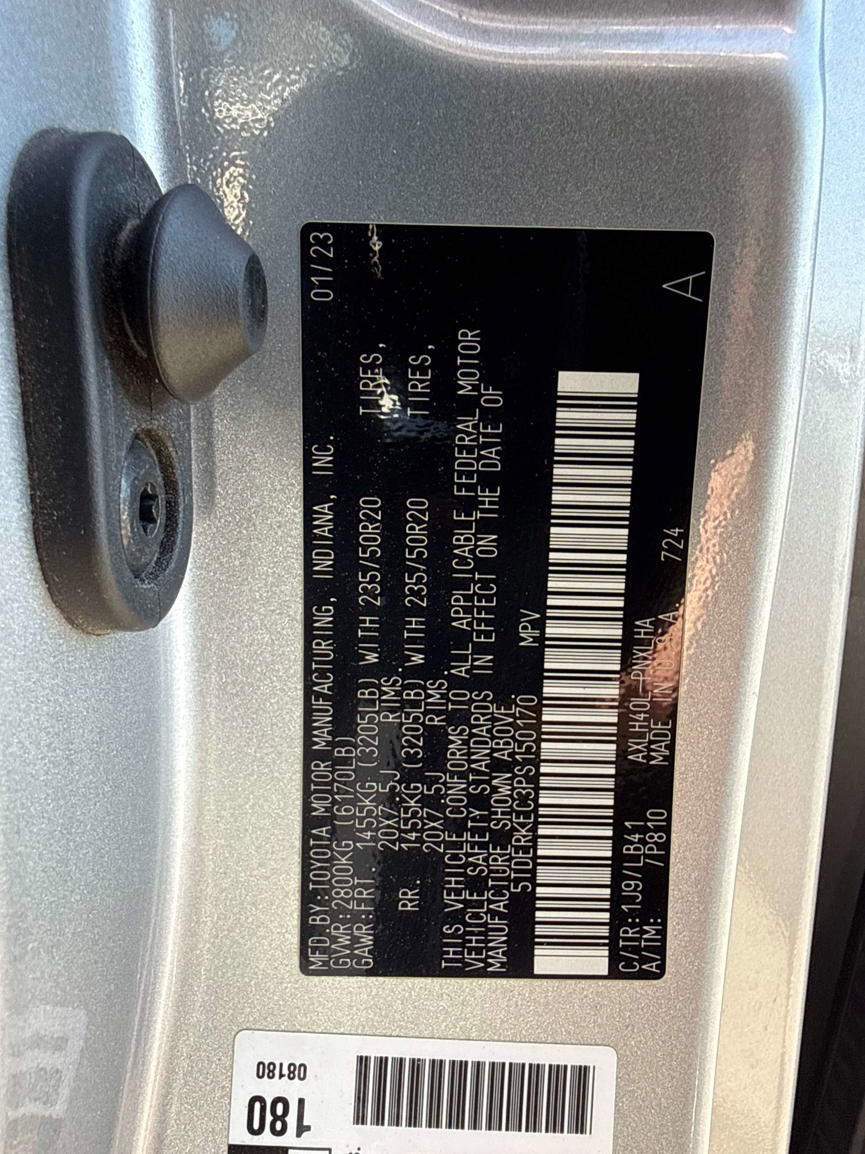 2023 Toyota SIENNA PLATINUM Platinum