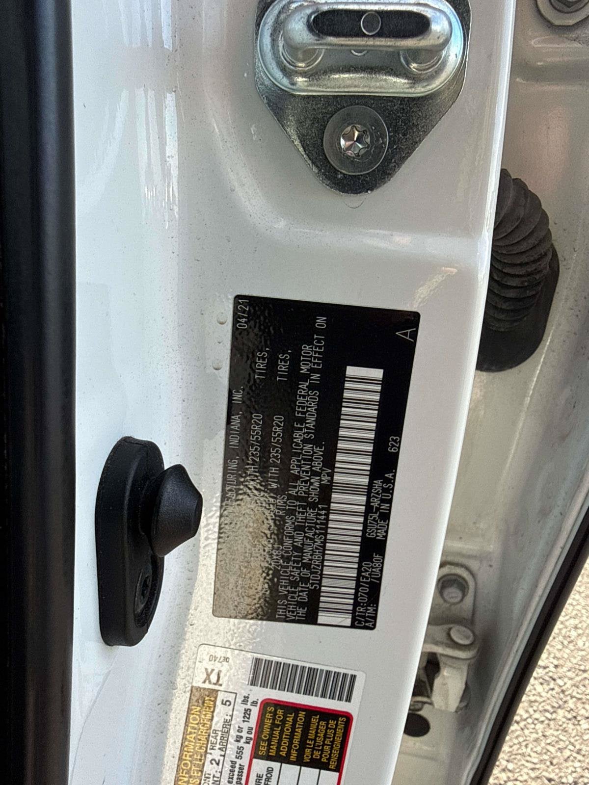 2021 Toyota Highlander XSE