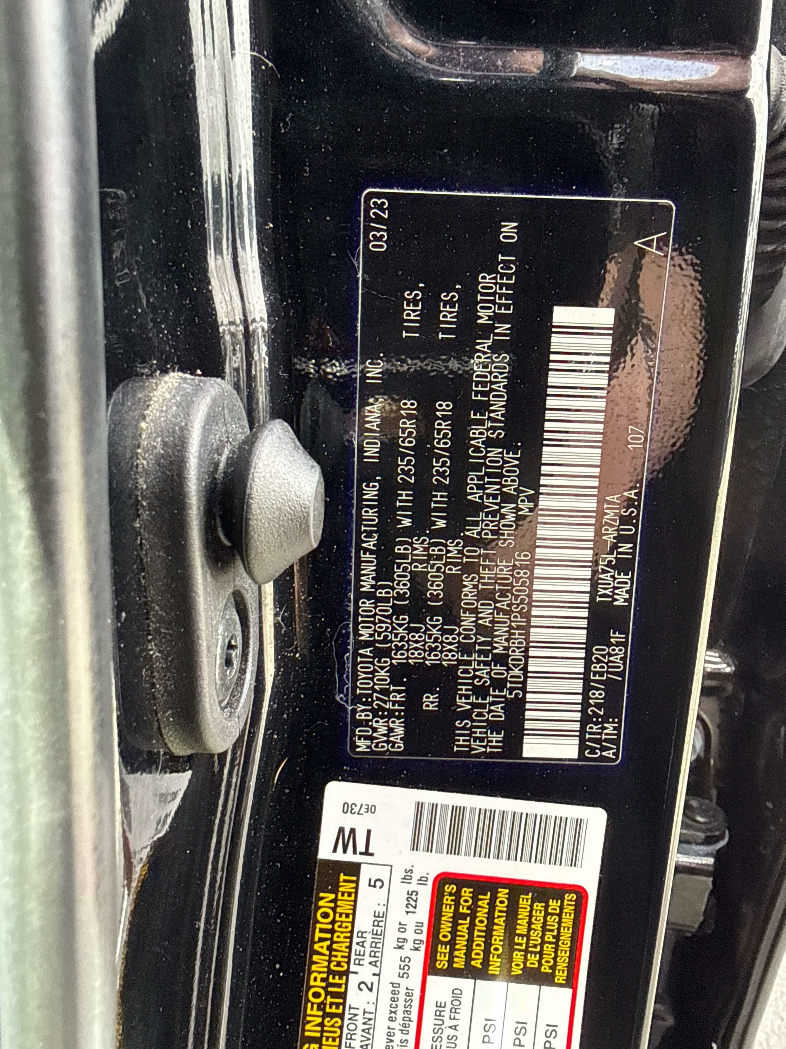2023 Toyota HIGHLANDER XLE