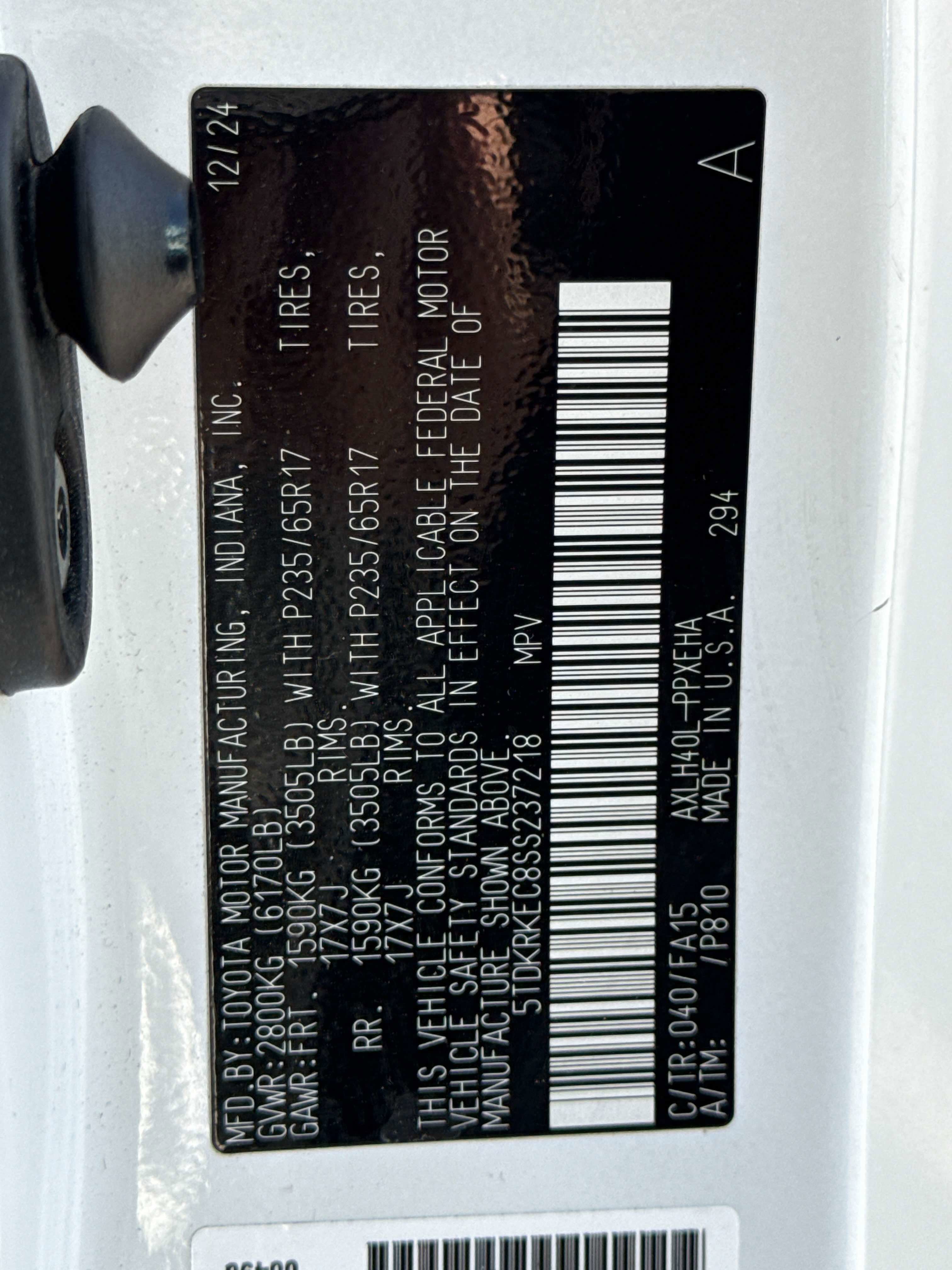 2025 Toyota SIENNA LE LE