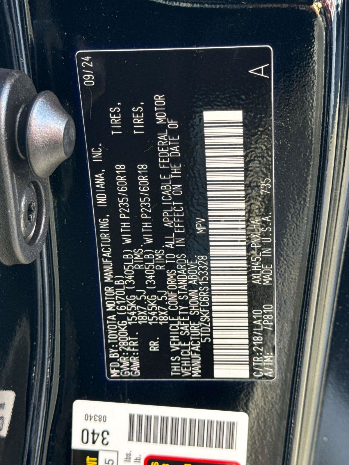 2024 Toyota Sienna Limited