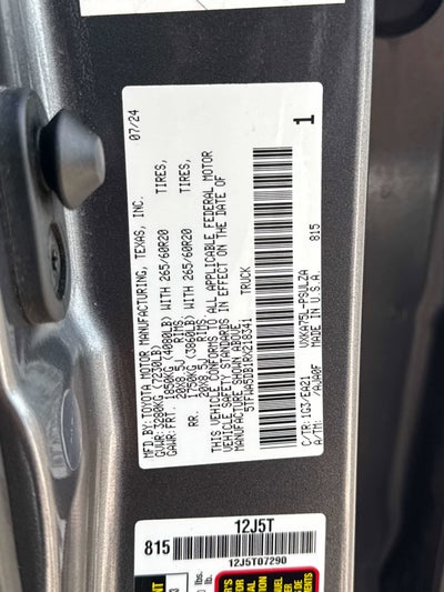 2024 Toyota TUNDRA 4X4 Limited