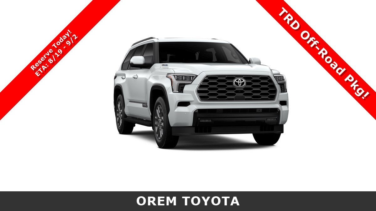 2026 Toyota Sequoia Platinum
