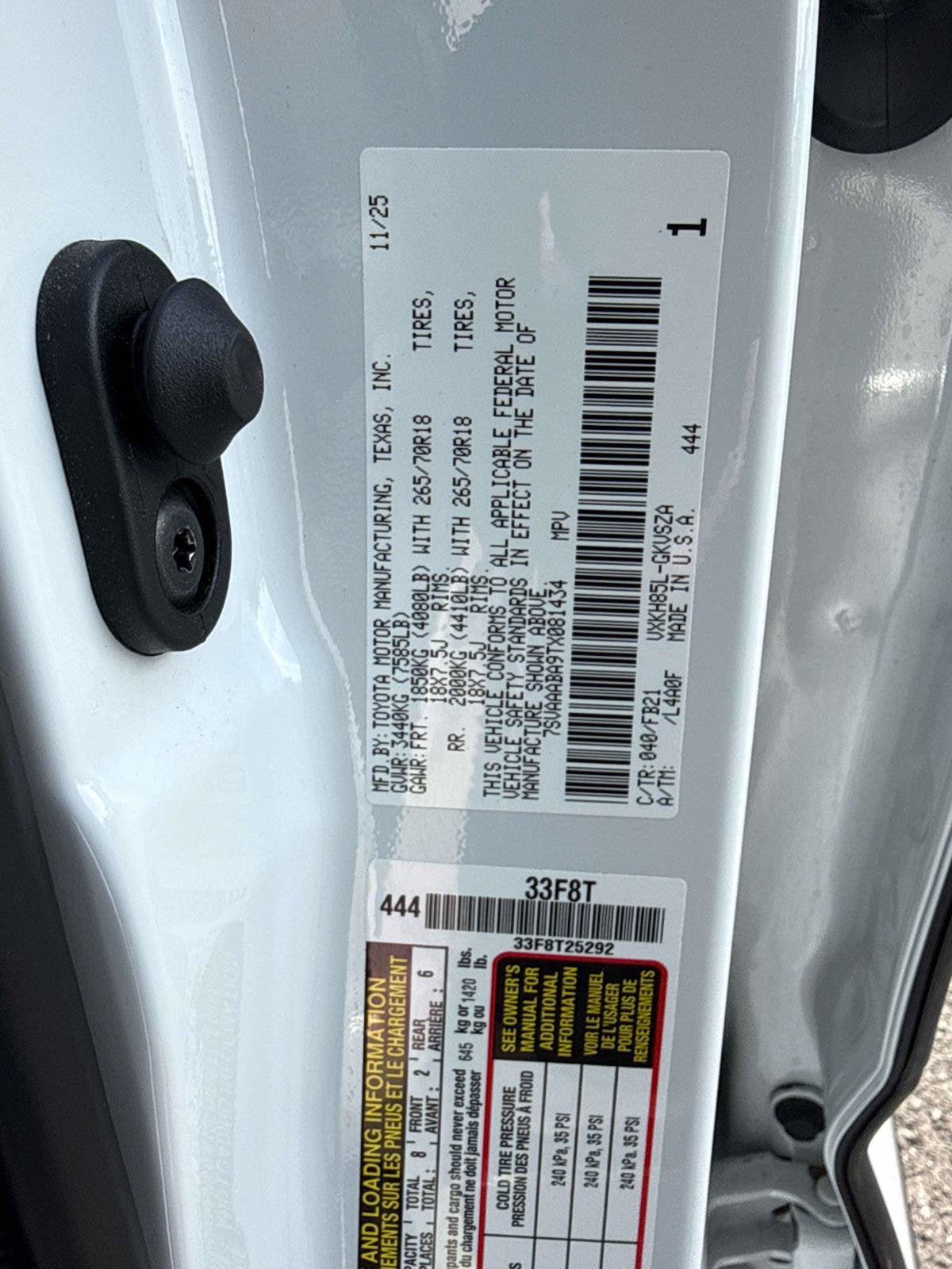 2026 Toyota Sequoia SR5
