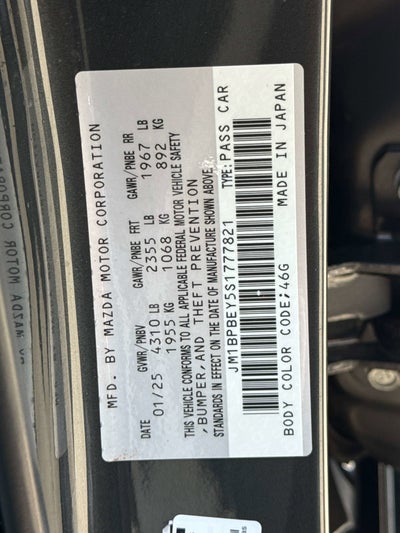 2025 Mazda Mazda3 2.5 Turbo Premium Plus