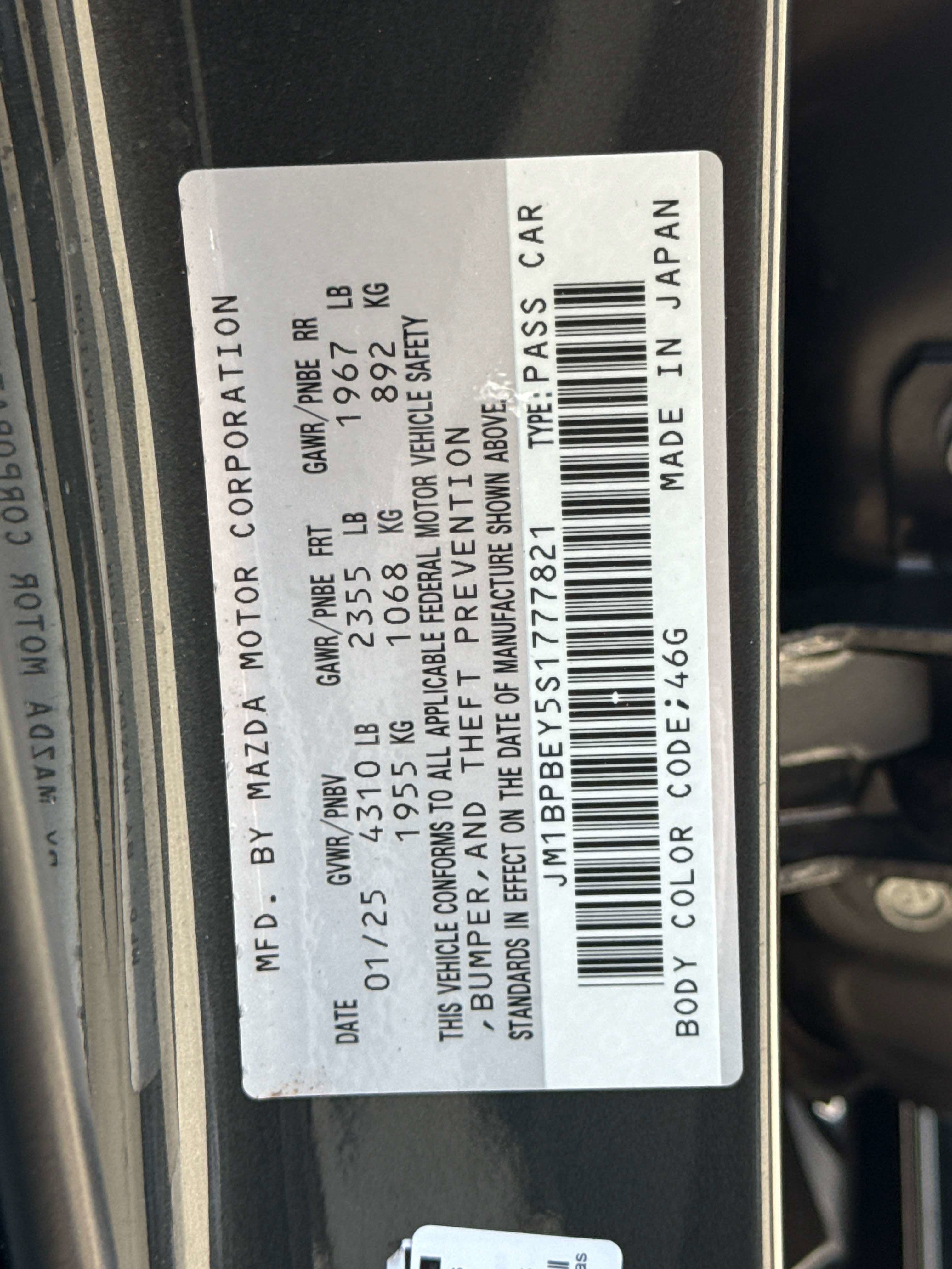 2025 Mazda Mazda3 2.5 Turbo Premium Plus