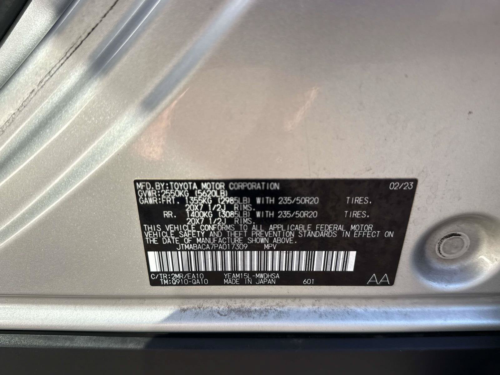 2023 Toyota bZ4X Limited