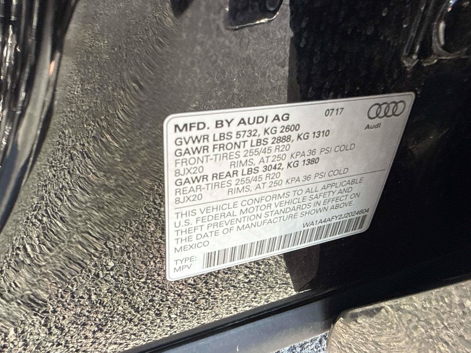 2018 Audi SQ5 Premium Plus