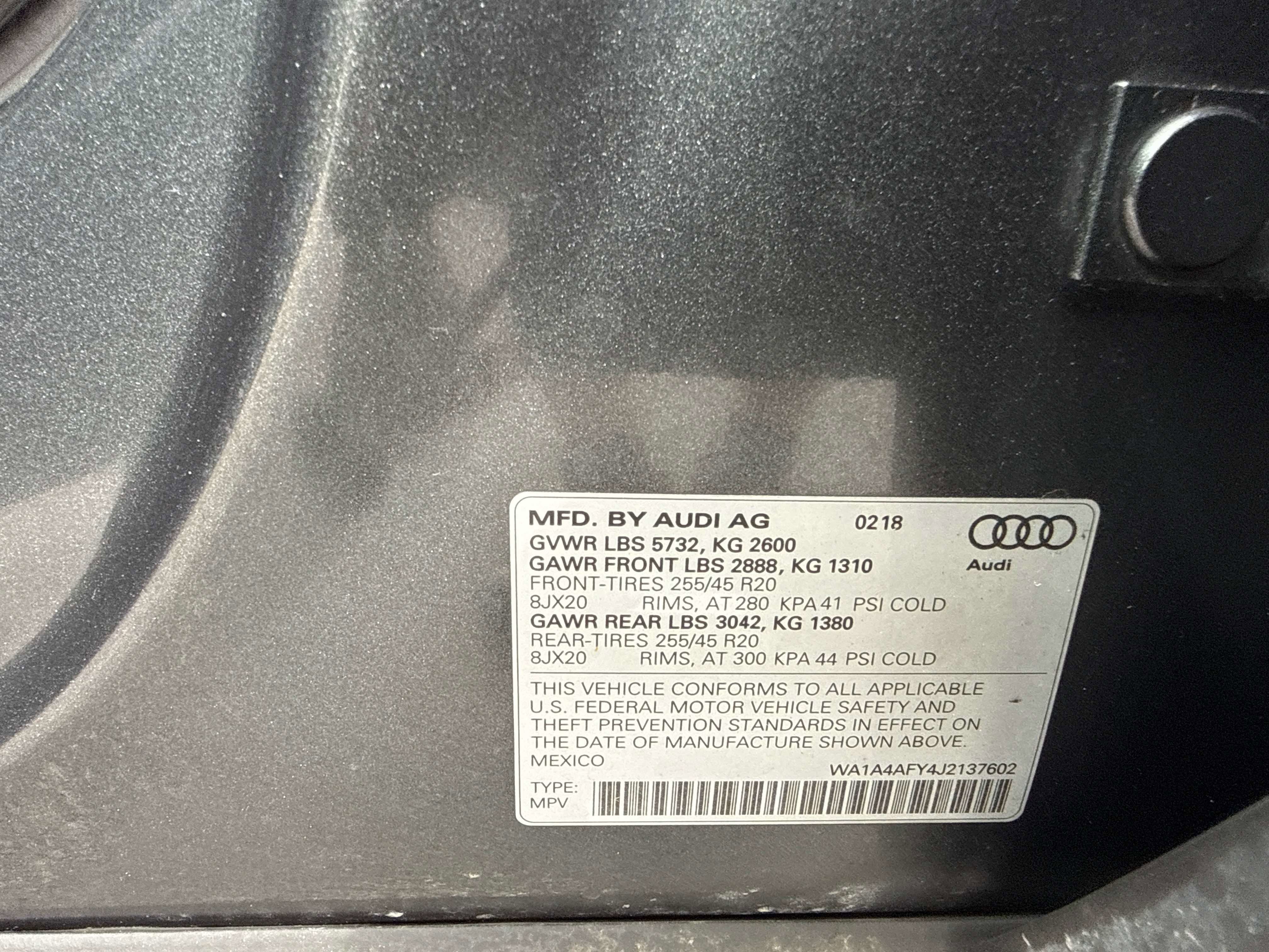 2018 Audi SQ5 Premium Plus